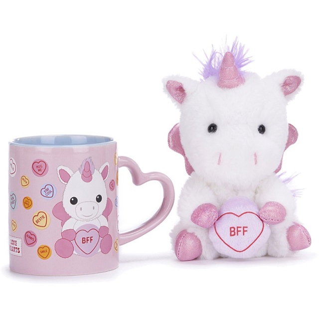 Love Hearts BFF Unicorn Gift Set