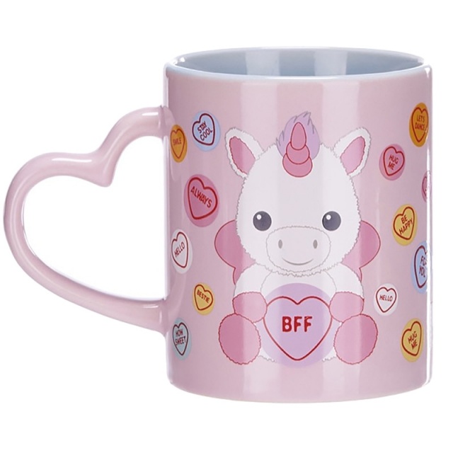 Love Hearts BFF Unicorn Mug