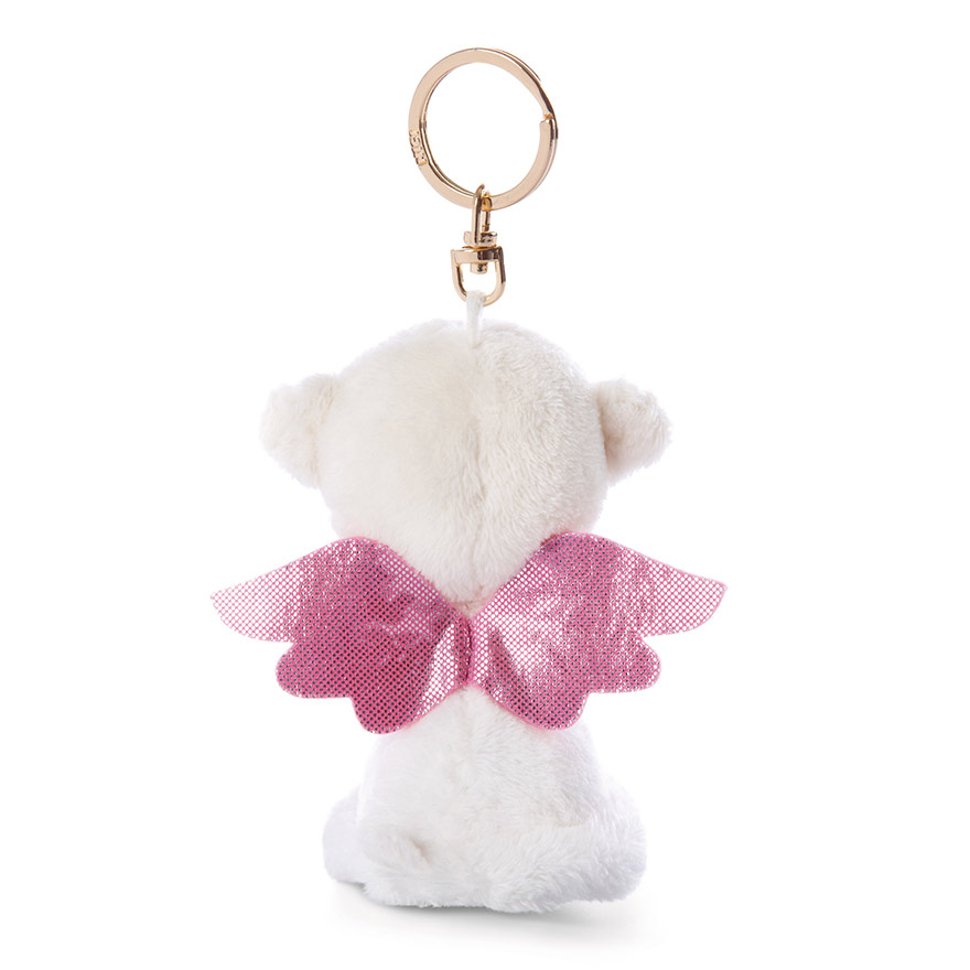 Guardian Angel with Heart Keyring