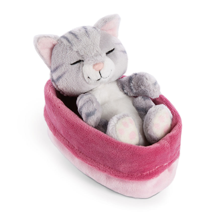 Sleeping Pets Grey Tabby Cat