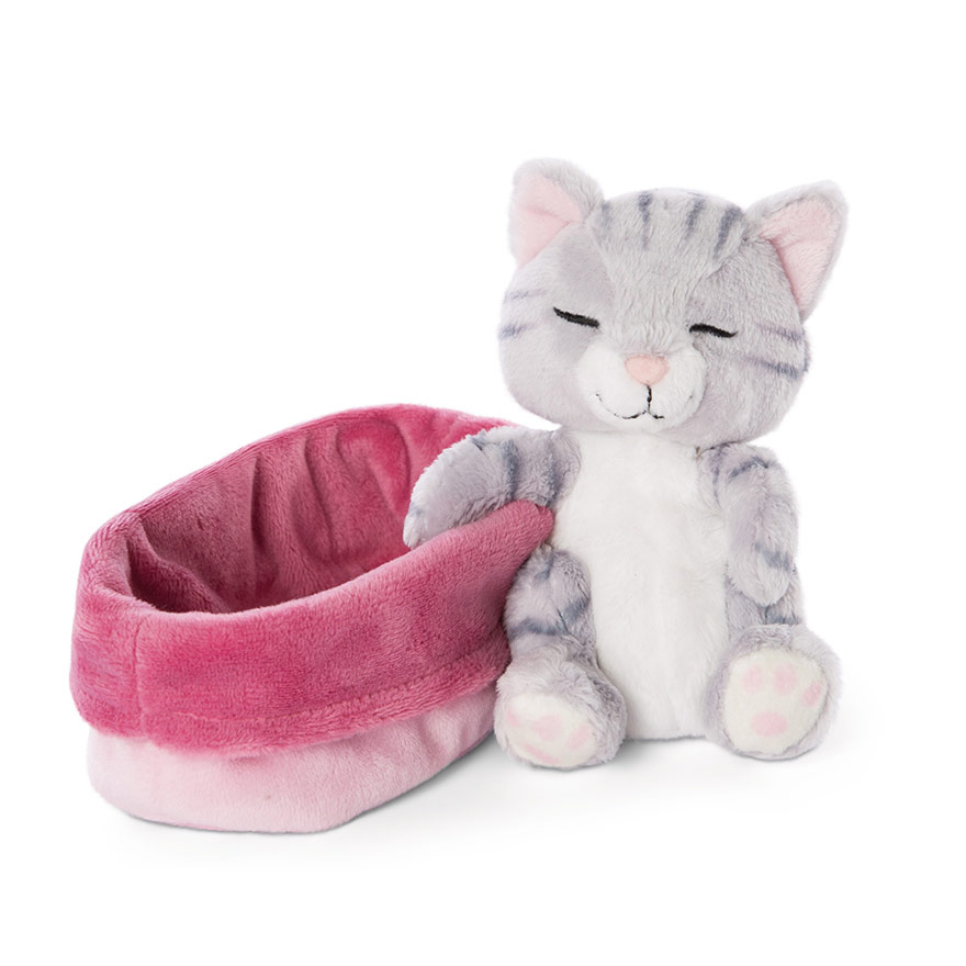Sleeping Pets Grey Tabby Cat