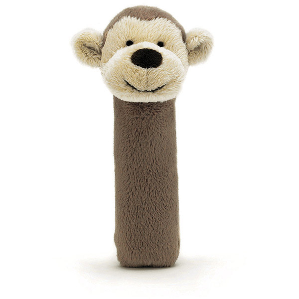 Bashful Monkey Squeaker Toy