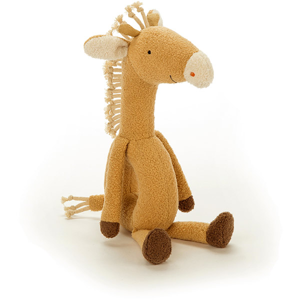 Little Jellycat Rattlering Giraffe Grabber Rattle Plushpaws.co.uk