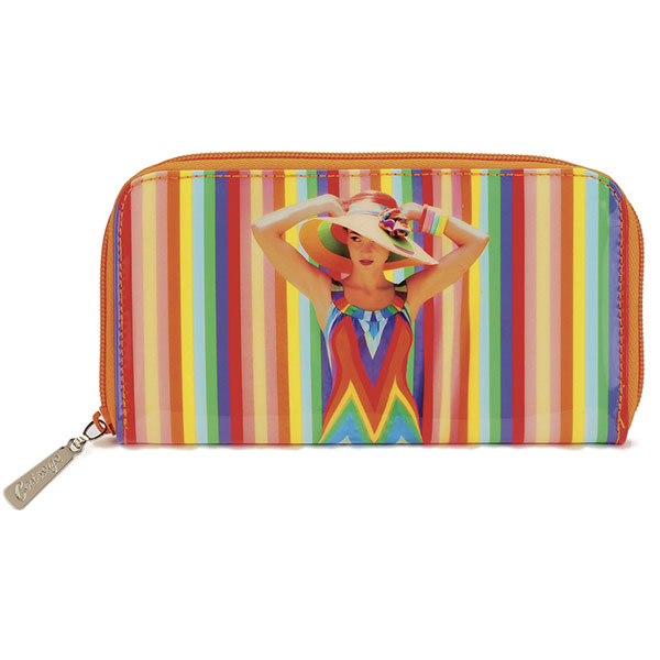 Rainbow Woman Zip Wallet