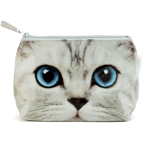 Silver Kitty Small Bag