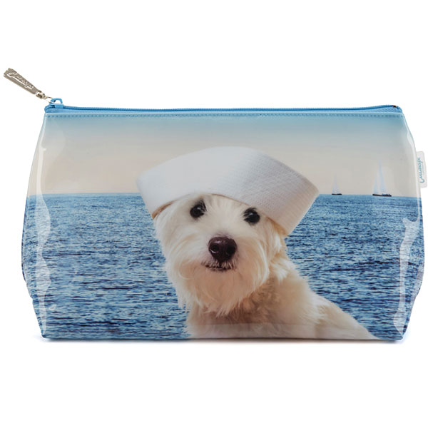 Sailing Dog Wash Bag