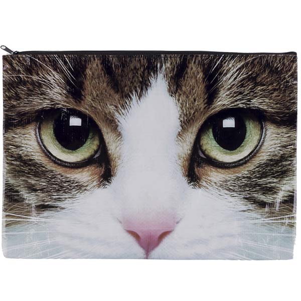 Tabby Cat A4 Pouch