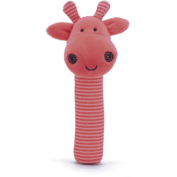 Toggle Giraffe Rattle Squeaker Toy