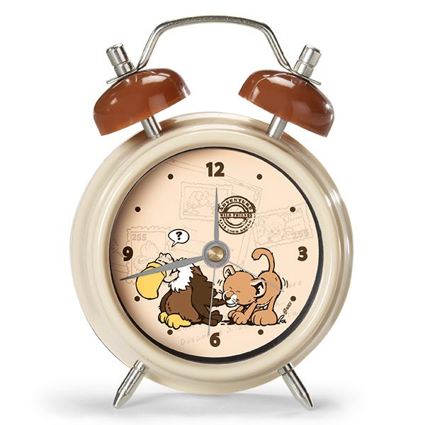 Vulture & Baby Lion Alarm Clock