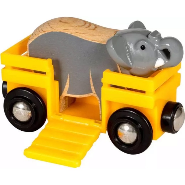 Safari Elephant & Wagon