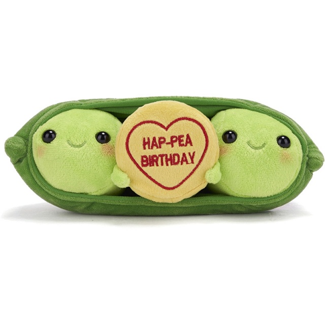 Love Hearts Hap-Pea Birthday