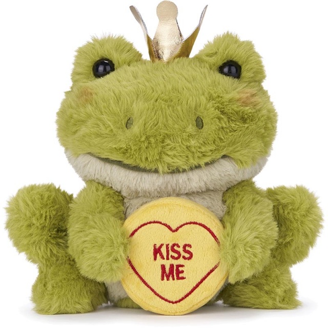 Love Hearts Kiss Me Frog