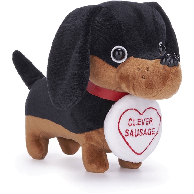 Love Hearts Clever Sausage Dog
