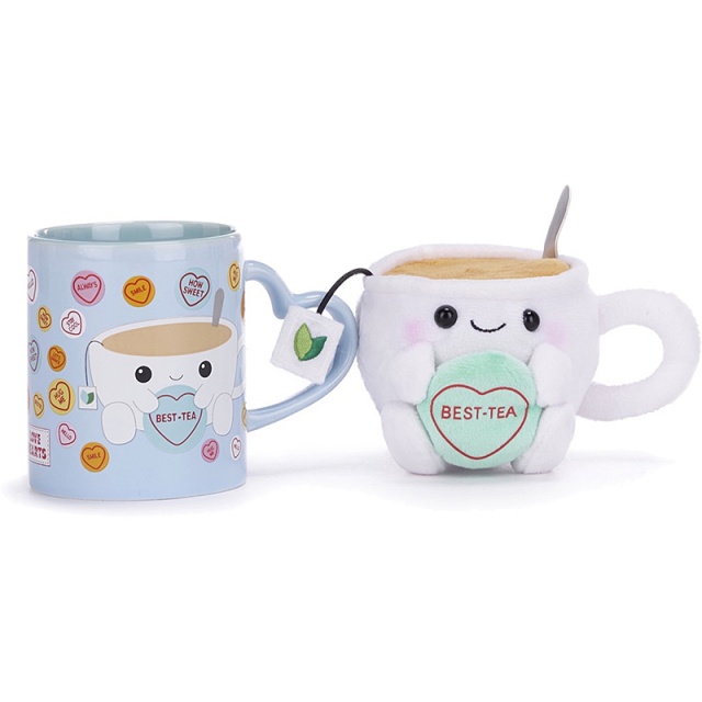 Love Hearts Best Tea Cup Gift Set