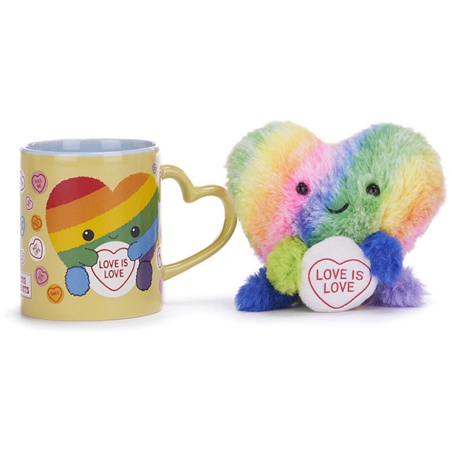 Love Hearts Love Is Love Rainbow Heart Gift Set