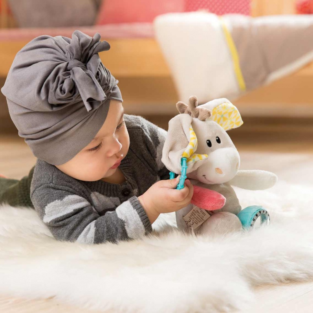 My First NICI Mule Donkey Activity Toy Plushpaws.co.uk