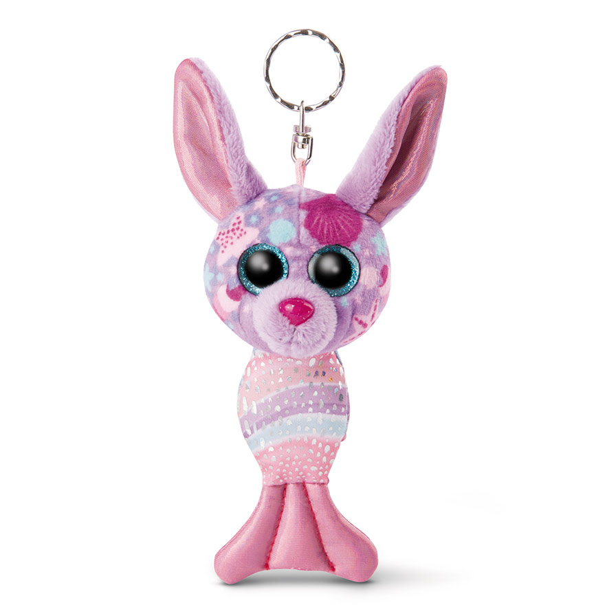 GLUBSCHIS Shellina Rabbit Mermaid Keyring