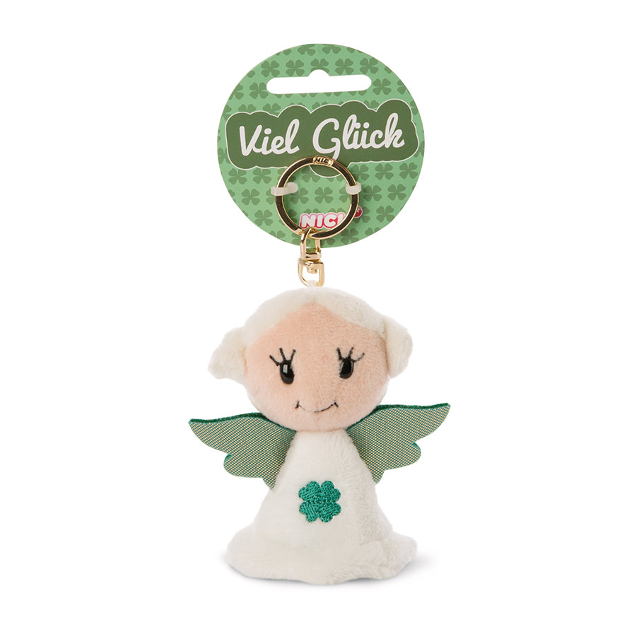 Guardian Angel with Cloverleaf Keyring