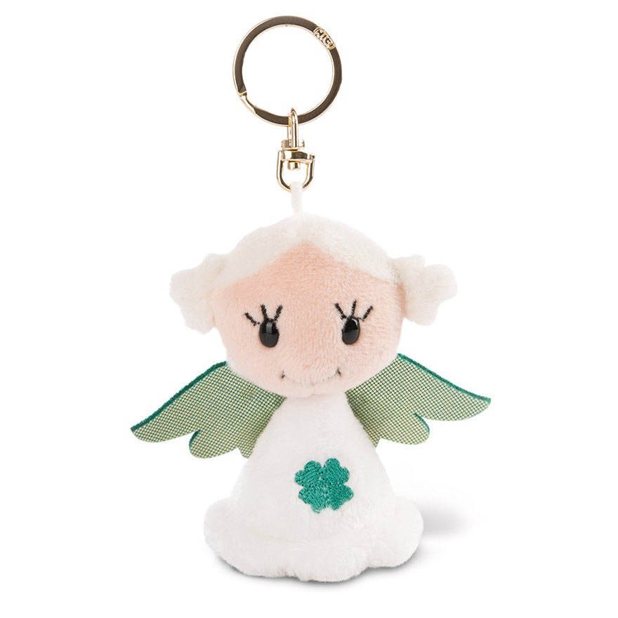 Guardian Angel with Cloverleaf Keyring