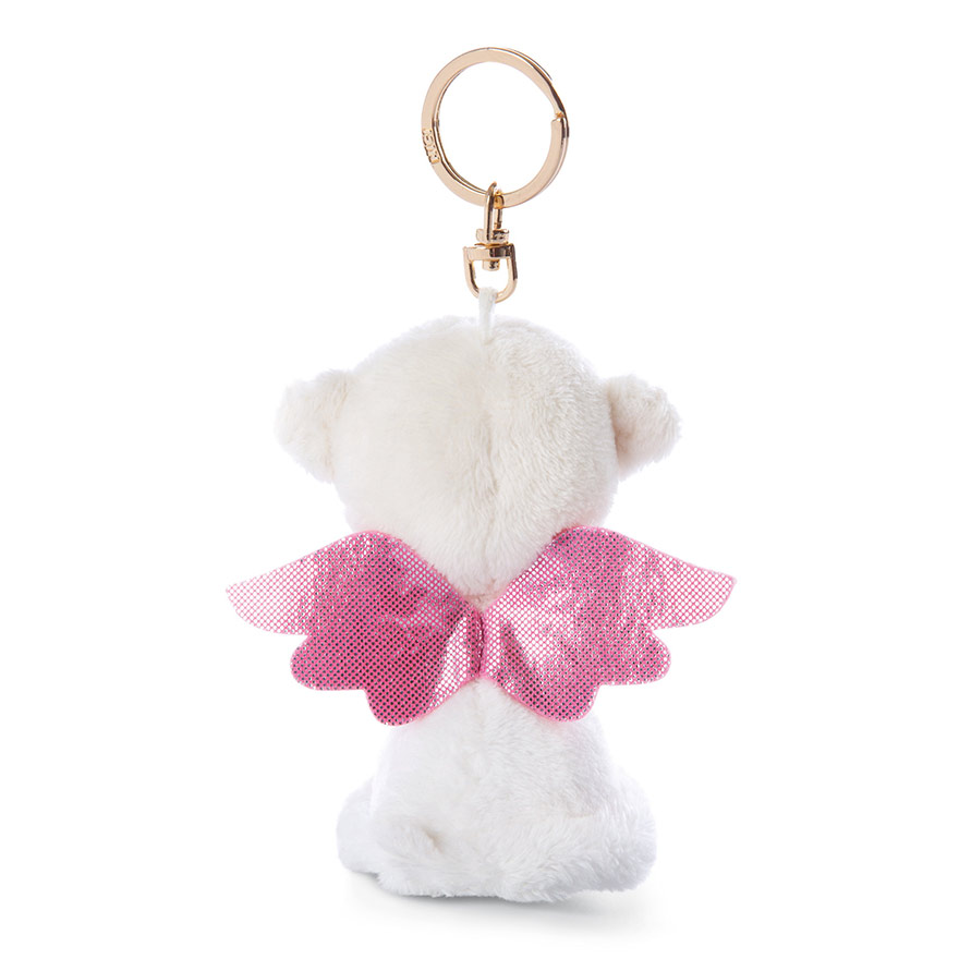 Guardian Angel with Heart Keyring