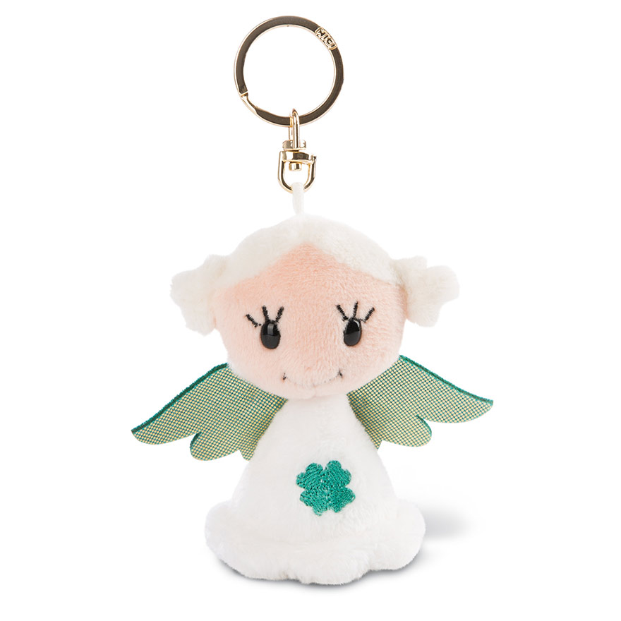 Guardian Angel with Cloverleaf Keyring