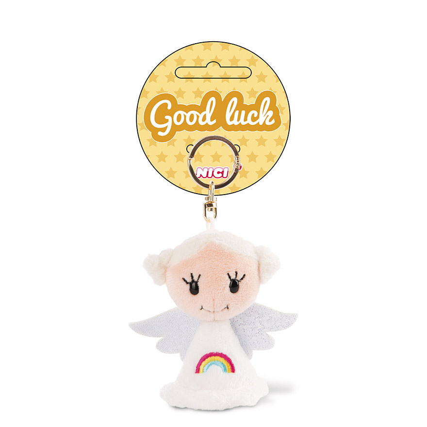 Guardian Angel with Rainbow Keyring