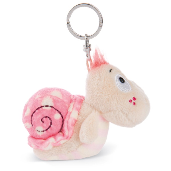NICI Pink Snail Keyring | Plushpaws