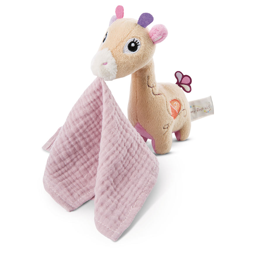 My First NICI Sasuma Giraffe with Muslin Cloth