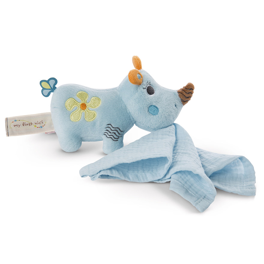 My First NICI Manuffi Rhino with Muslin Cloth