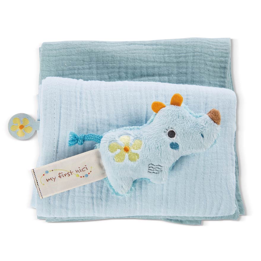 My First NICI Manuffi Rhino Muslin Cloths