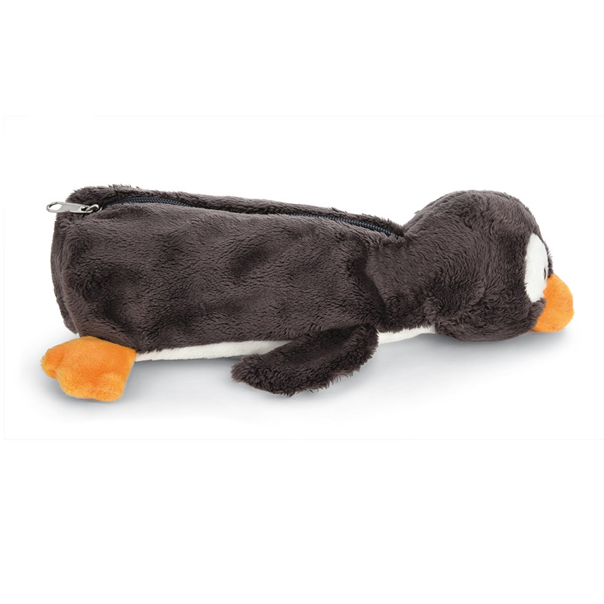NICI Cosy Winter Stas Penguin Pencil Case Plushpaws.co.uk