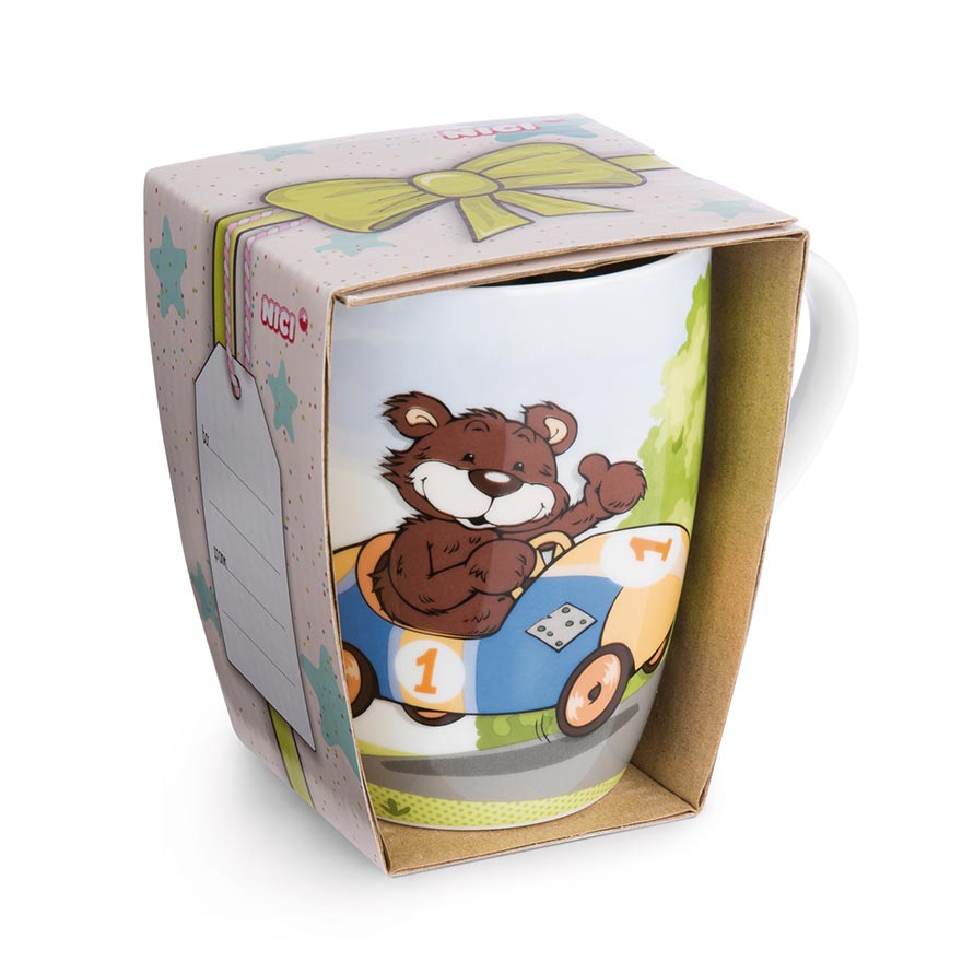 NICI Classic Malo Chocolate Bear Mug