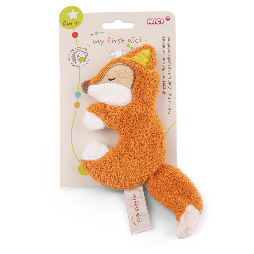 My First NICI Finni Fox Crinkle Toy