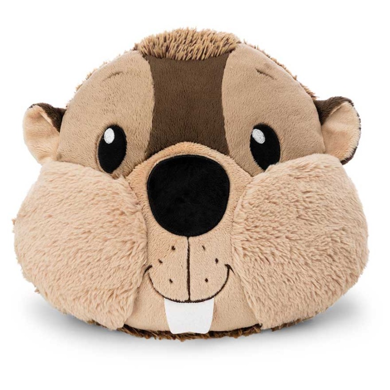 Porte-clés Peluche Castor Harry Woodsnacker NICI - 10 Cm, Marron - Cadeau écolo Et Mignon - 4