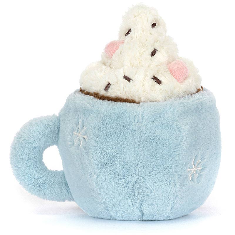 Jellycat Amuseables Hot Chocolate with Marshmallows | plushpaws.co.uk