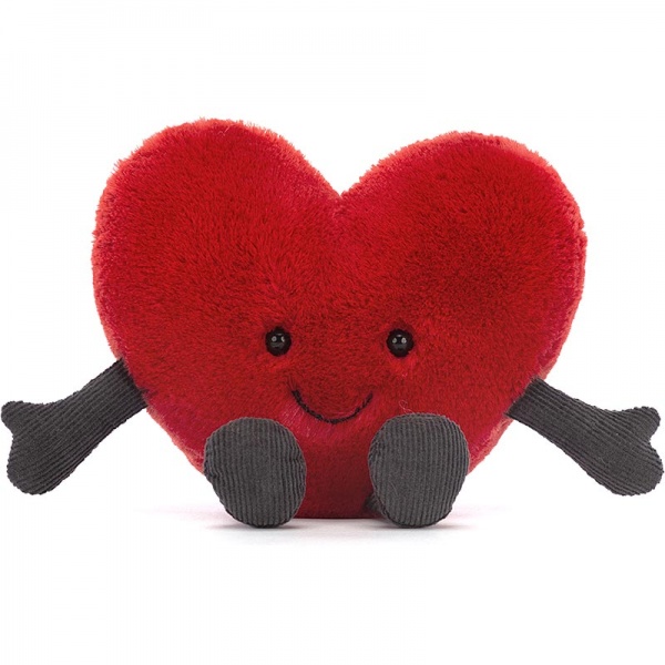 Jellycat Bashful Red Love Heart Bunny | Plushpaws