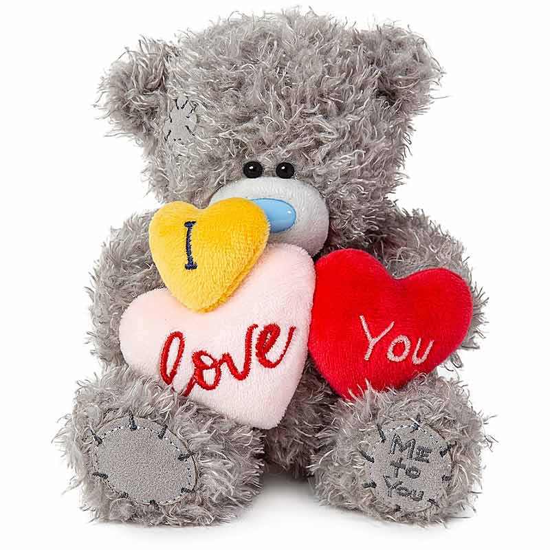 Me to You I Love You Hearts Teddy Bear | Plushpaws