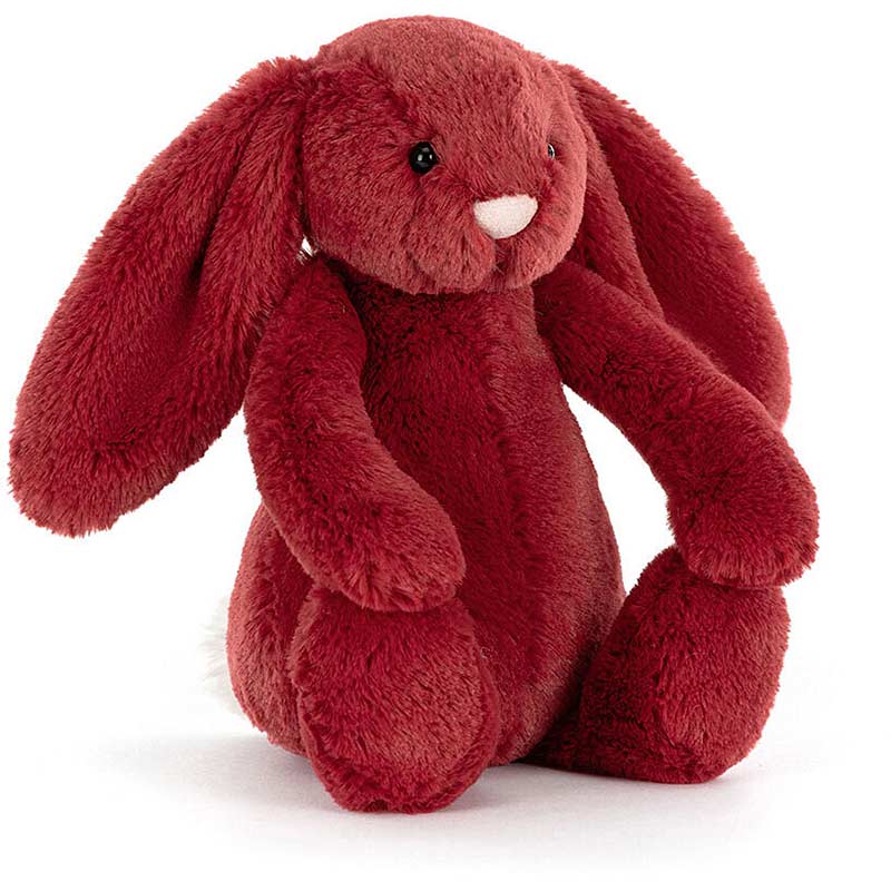 Jellycat Bashful Red Love Heart Bunny | plushpaws.co.uk