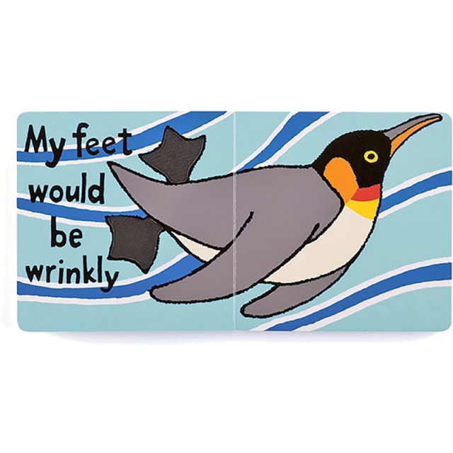 Little Jellycat If I Were A Penguin Board Book | plushpaws.co.uk