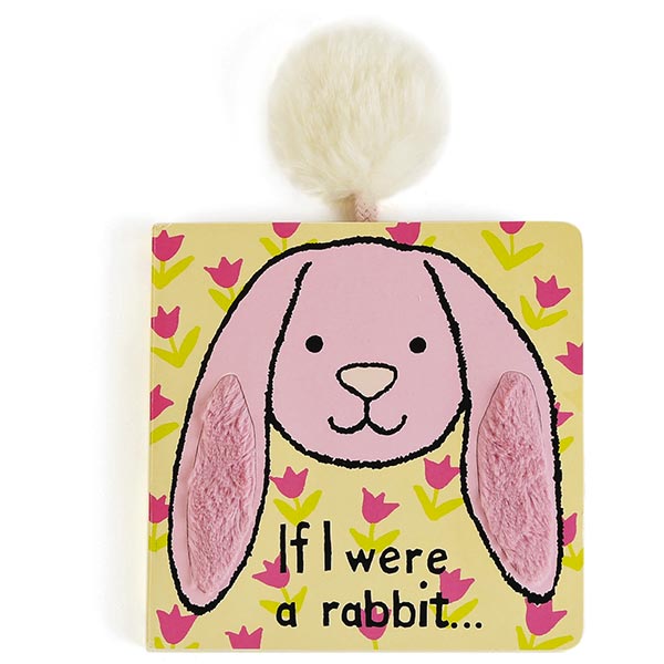 If I Were A Rabbit Board Book (Tulip Pink)