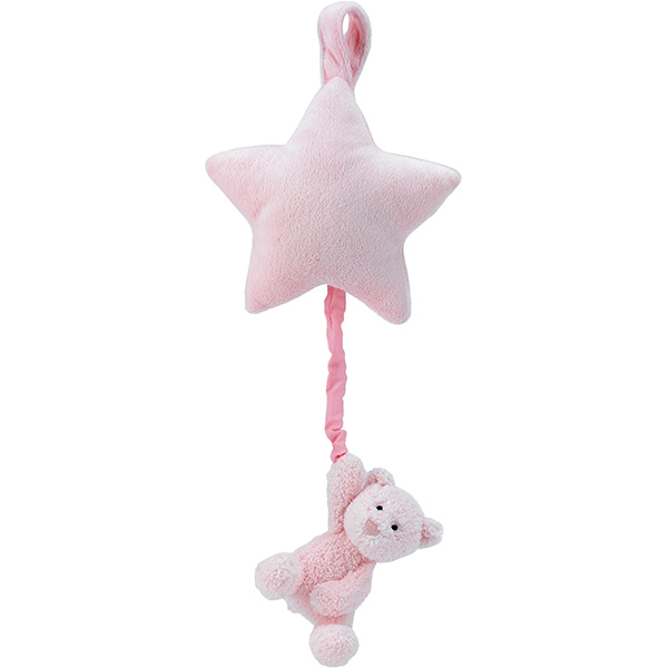 Bebe Pink Bear Star Musical Pull