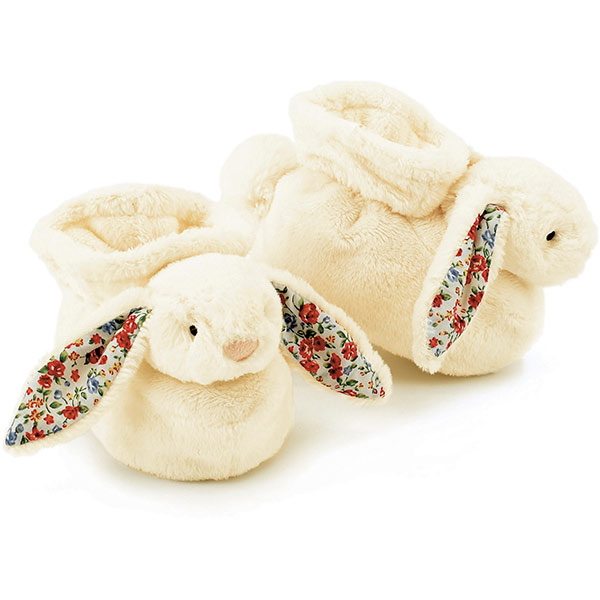 Blossom Bashful Cream Bunny Booties