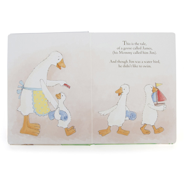 James the Goose Learns to Swim Book