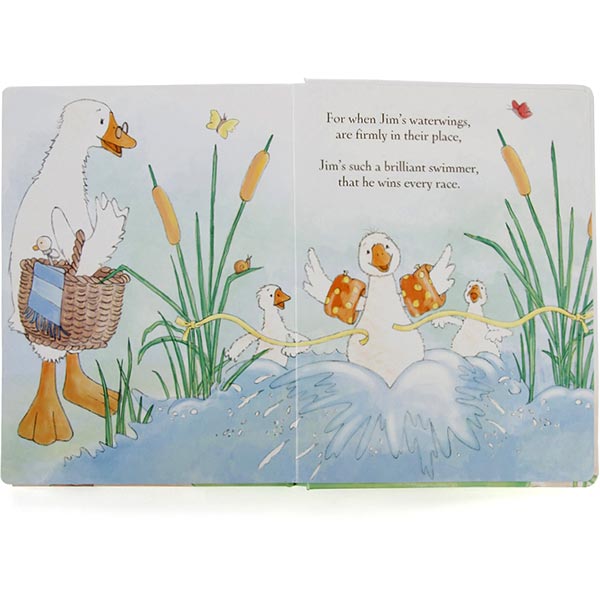 James the Goose Learns to Swim Book