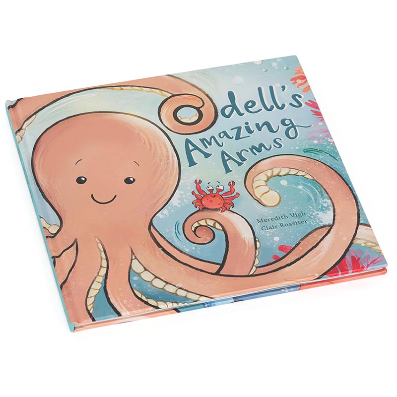 Jellycat Book Odell's Amazing Arms 25cm