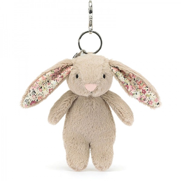 Blossom Beige Bunny Bag Charm