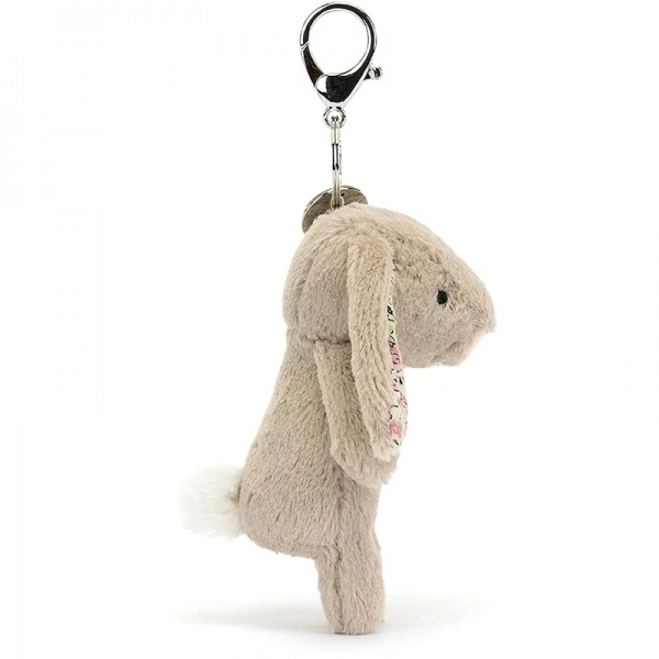 Blossom Beige Bunny Bag Charm