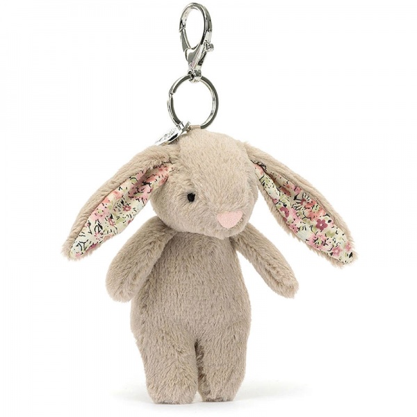 Blossom Beige Bunny Bag Charm