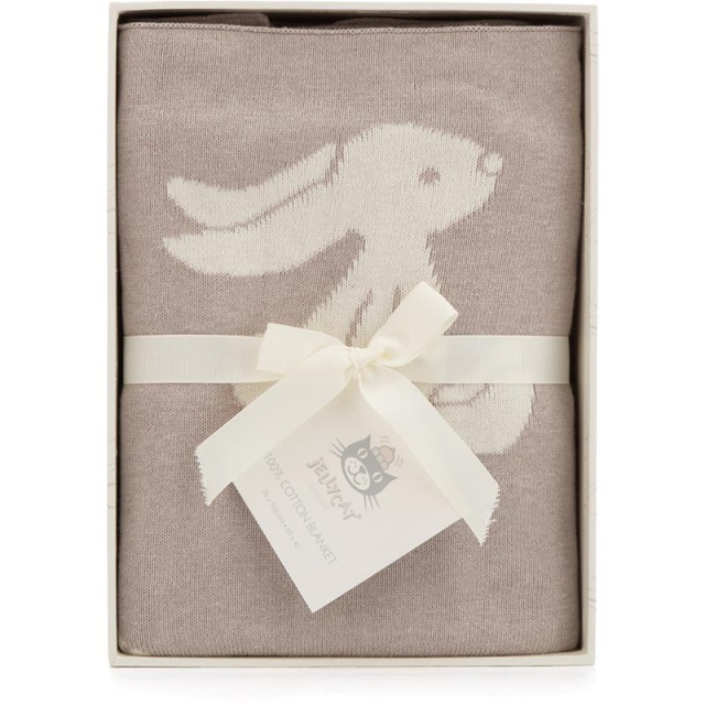 Bashful Beige Bunny Blanket