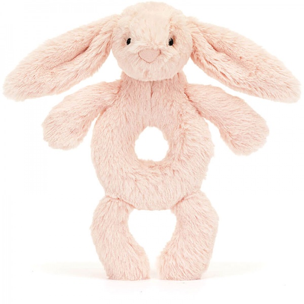 Bashful Blush Bunny Ring Rattle